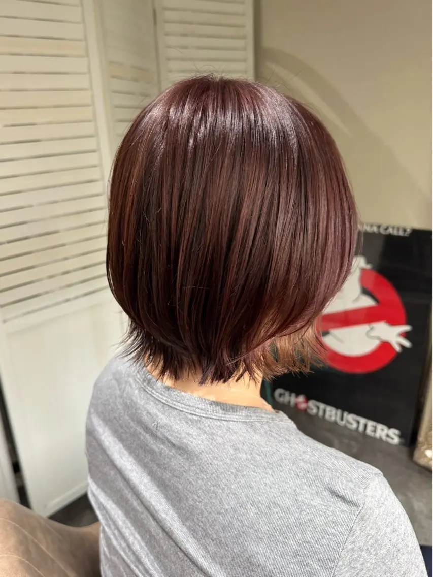 ミディアム カラー ベージュカラー ブラウンカラー 透明感カラー デザインカラー インナーカラー カット ヘアカラー トリートメント 6日空き◎髪質改善 misatoのヘアスタイル