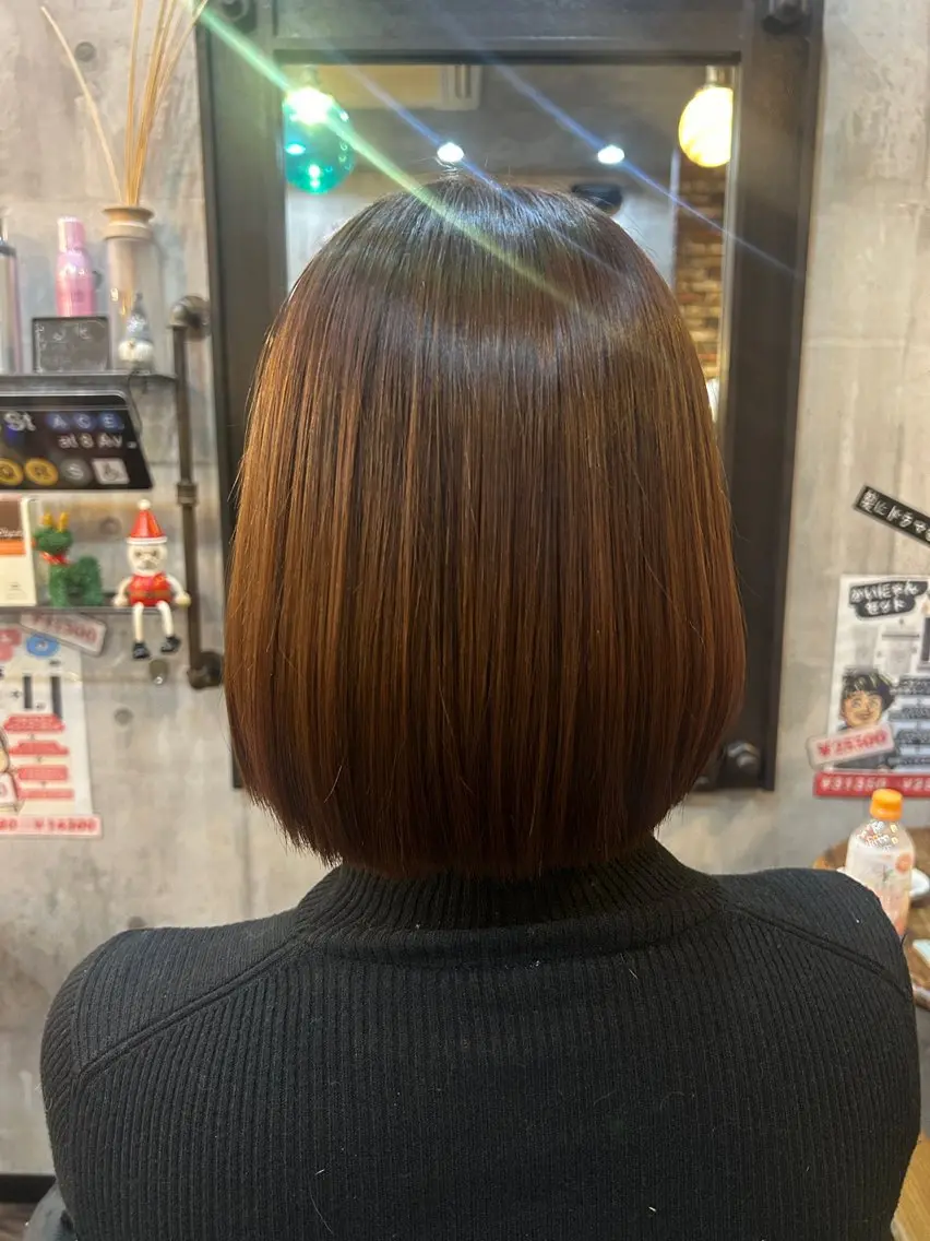 ショート 髪質改善 縮毛矯正 トリートメント higashi chiriのヘアスタイル