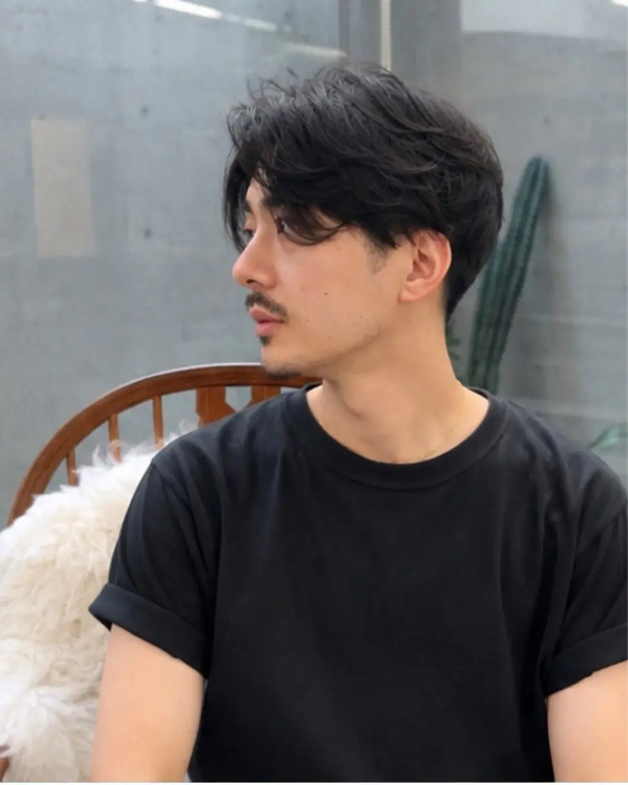 パーマ メンズ カット パーマ Pia ツボイ ケイタのヘアスタイル