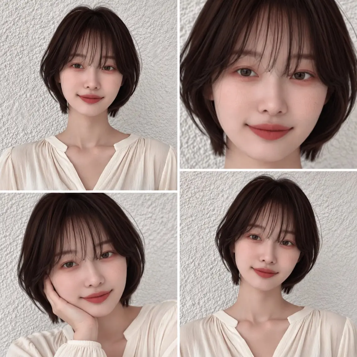 ショート カラー パーマ カット ヘアカラー 縮毛矯正 トリートメント 🦋韓国風レイヤー/ 艶髪矯正🦋凛太郎のヘアスタイル