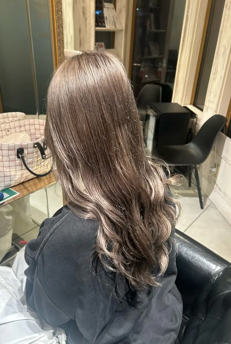 カラー グレージュ ヘアカラー FENICE/ 竹内 /高崎／ブリーチのヘアスタイル