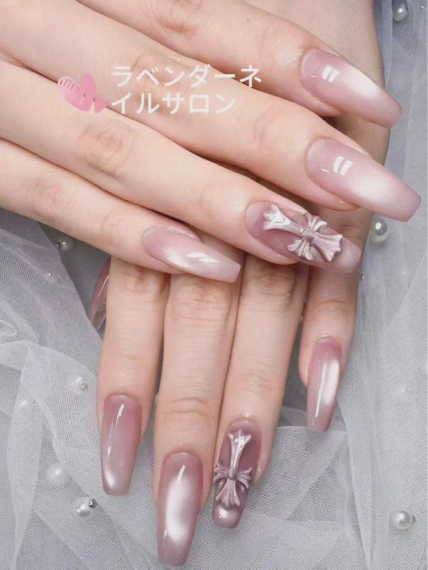 ネイル ラベンダー💖日暮里 ルル💖ネイルのネイルデザイン