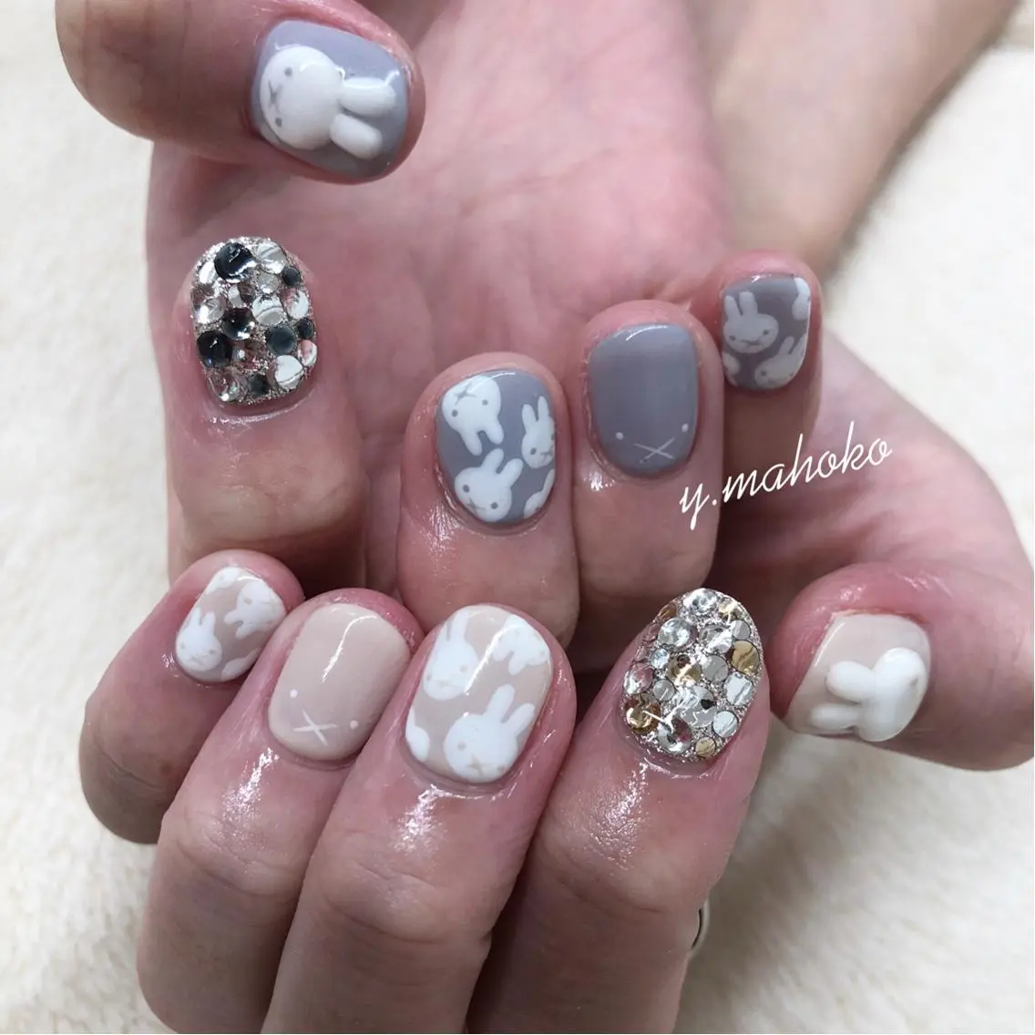 ネイル ハンドネイル パラジェル有/ 長さだし/mahoのネイルデザイン