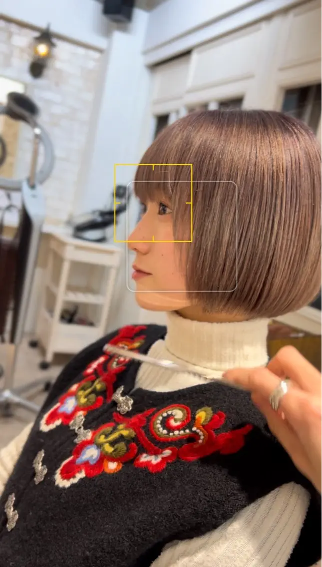 ショート カラー 渋谷　縮毛矯正 髪質改善　今泉ひろきのヘアスタイル