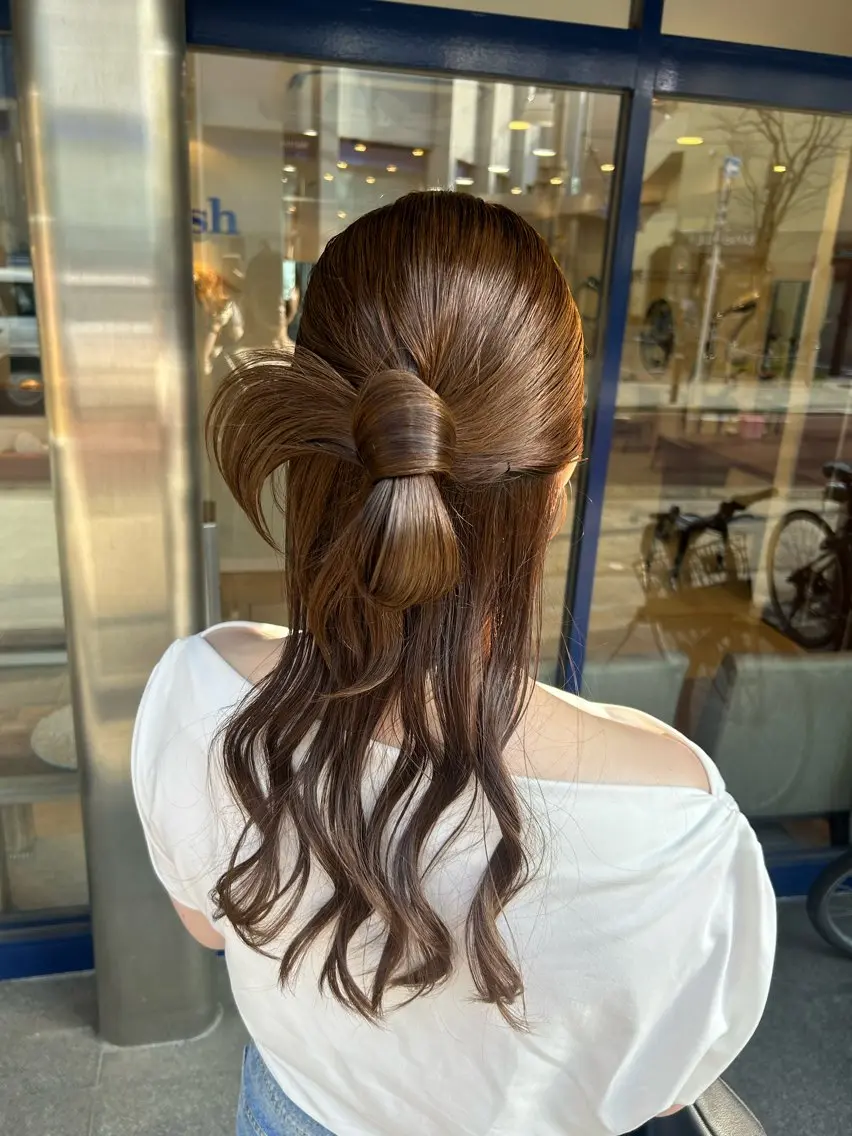 ロング ヘアアレンジ 脇野 真琴のヘアスタイル
