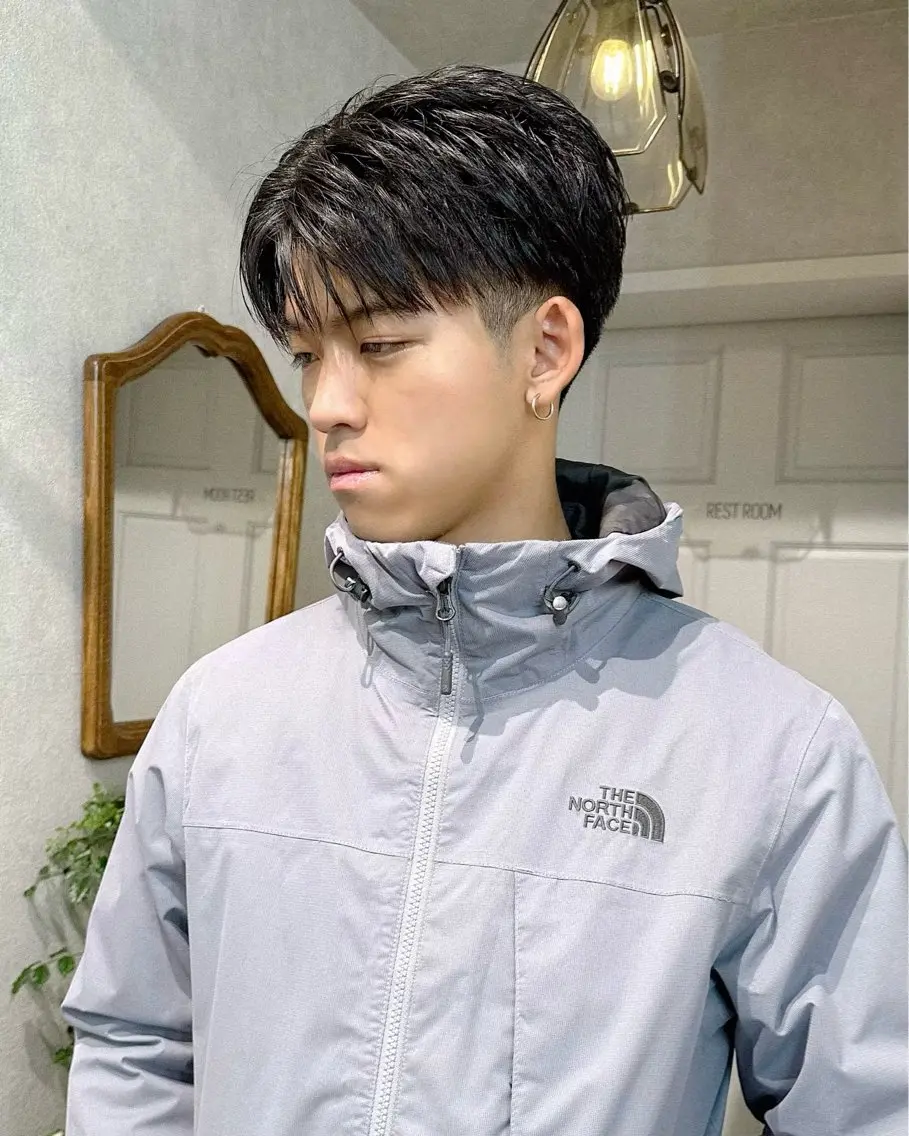 メンズ センターパート カット お洒落カジュアル🍃 まなとのヘアスタイル