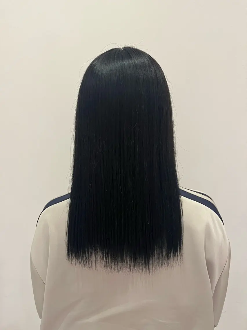 セミロング カラー ramphy 柴原 夢奈のヘアスタイル