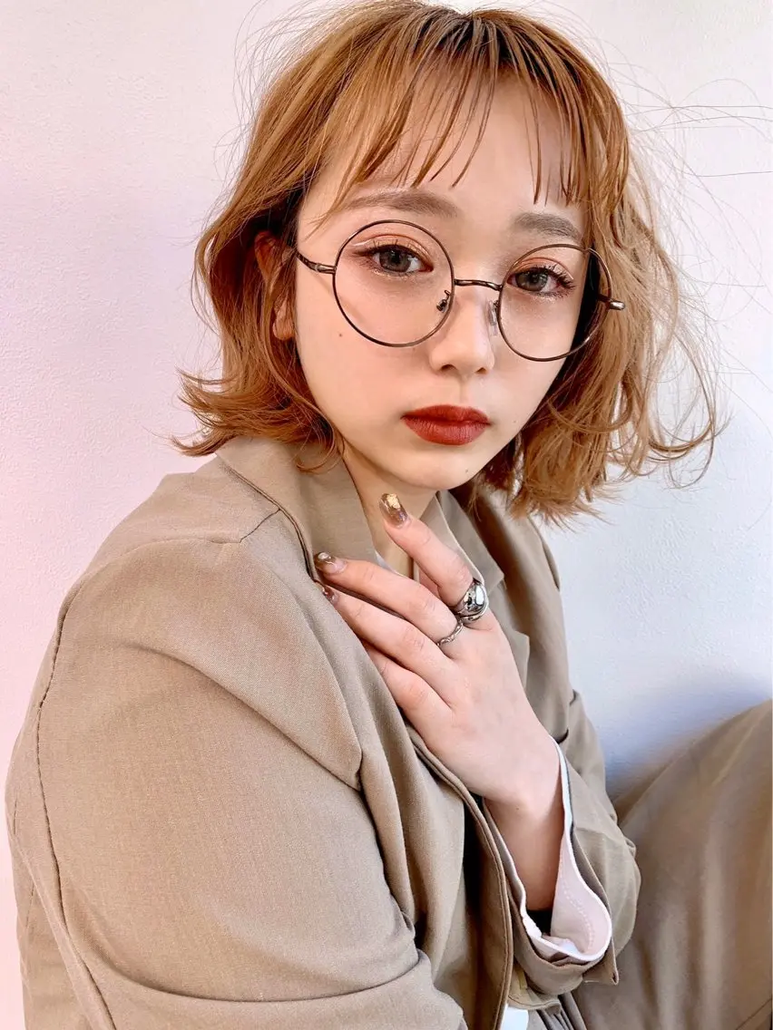 ミディアム カラー ヘアアレンジ official TUNE銀座🪞🪽のヘアスタイル