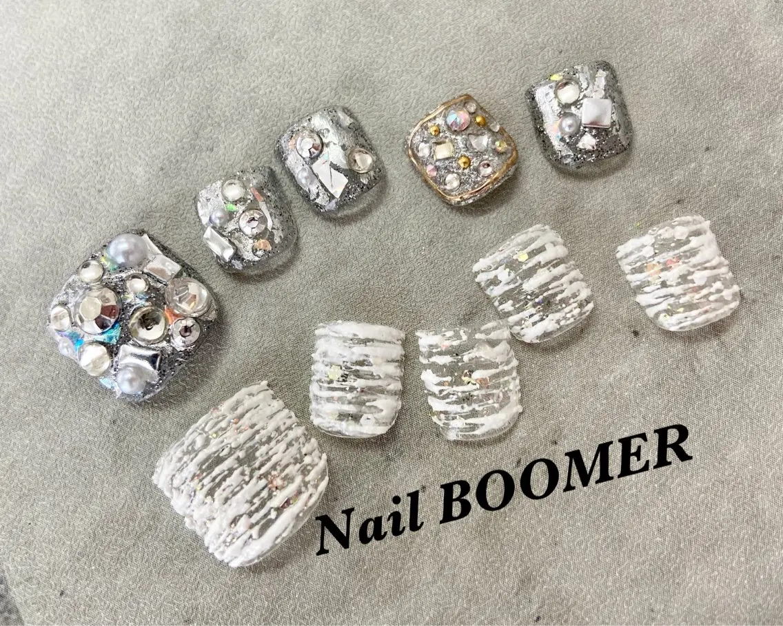 オフ有り💅フット定額デザインor持ち込みデザインの写真