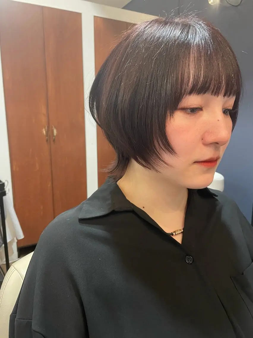 ショート オヤマ タケアキのヘアスタイル