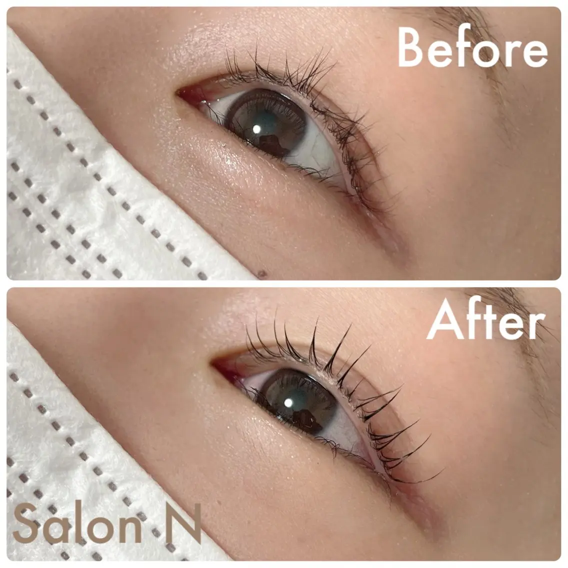 マツエク・マツパ 一重×まつ毛パーマ Lash  Lift Salon Nのマツエク・マツパデザイン
