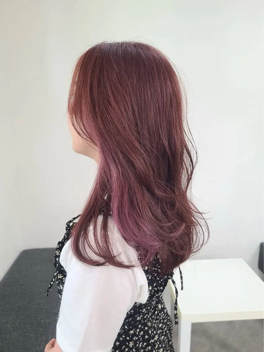 セミロング カラー カット ヘアカラー トリートメント 透明感カラー🫧 Kanaのヘアスタイル