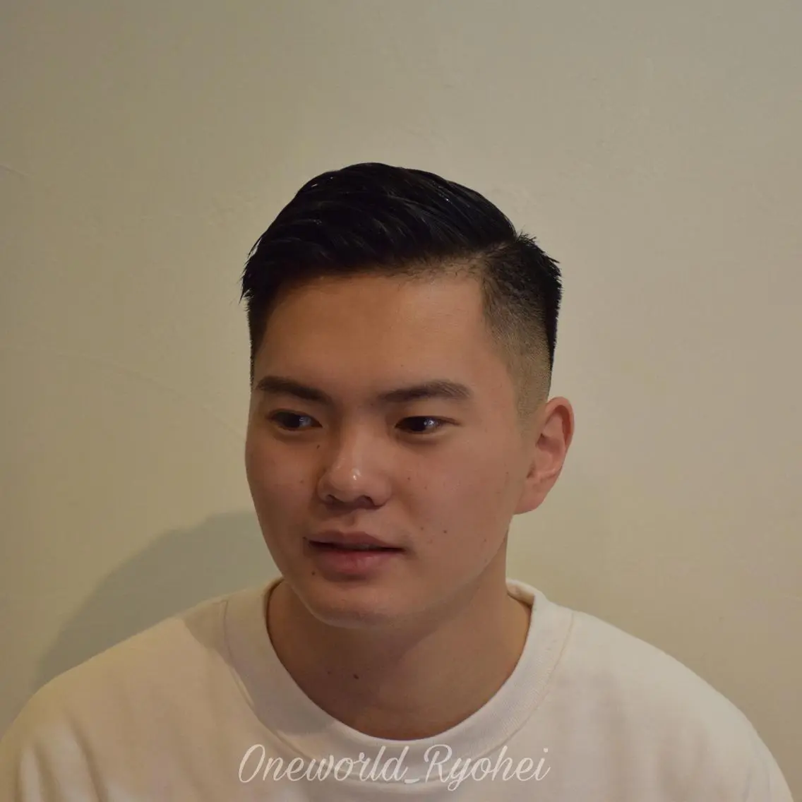 ショート メンズ カット 福井 稜平のヘアスタイル