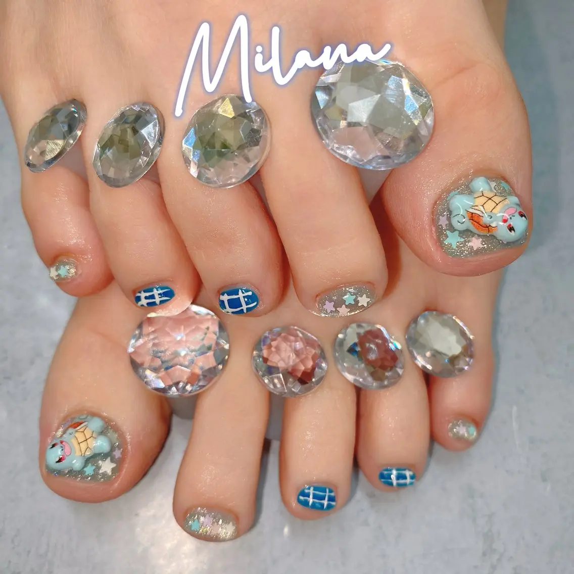 ネイル フットネイル フットネイル Milana （研修生メニュー）のネイルデザイン