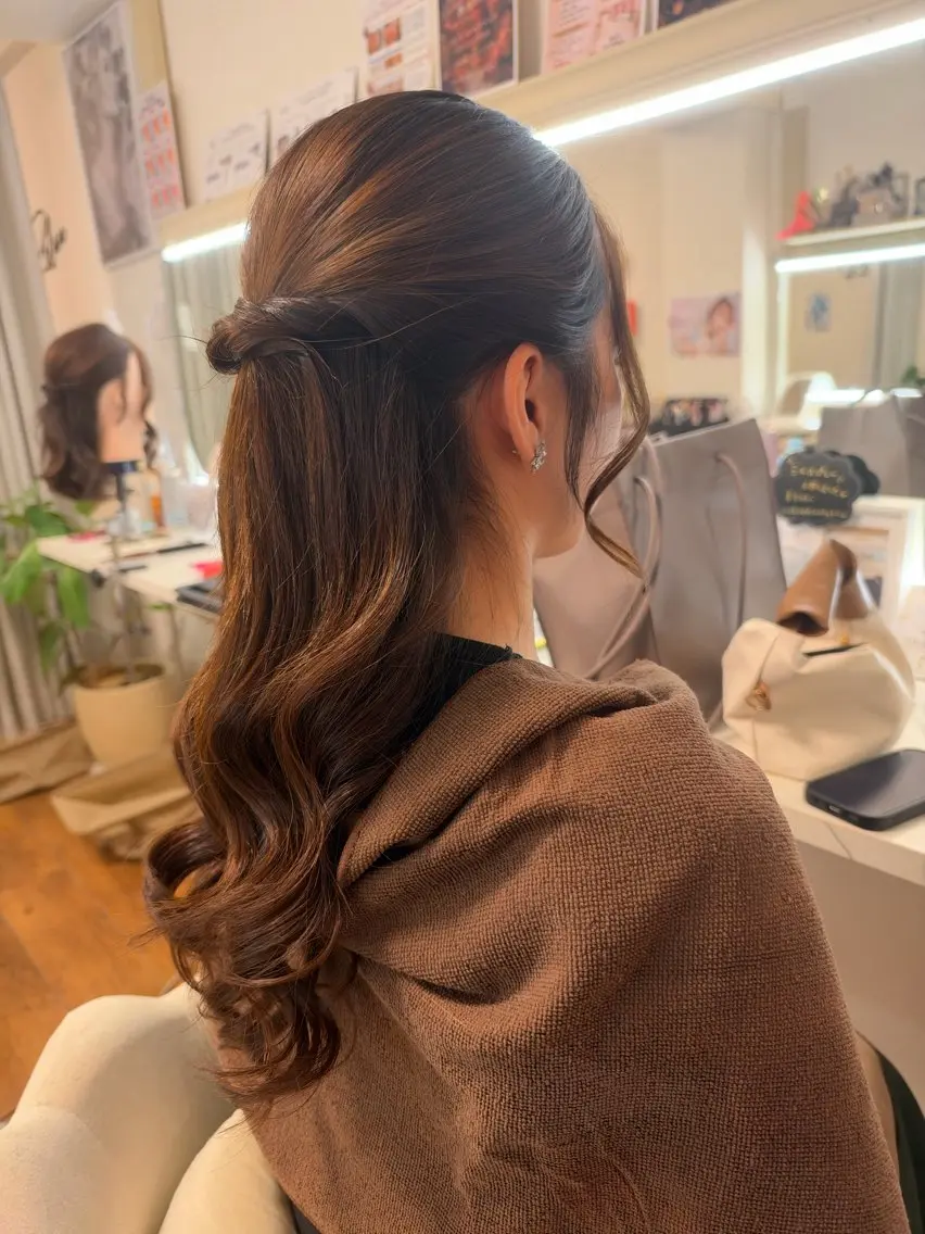 ロング ヘアアレンジ ヘアセット 塚田 恵のその他イメージ