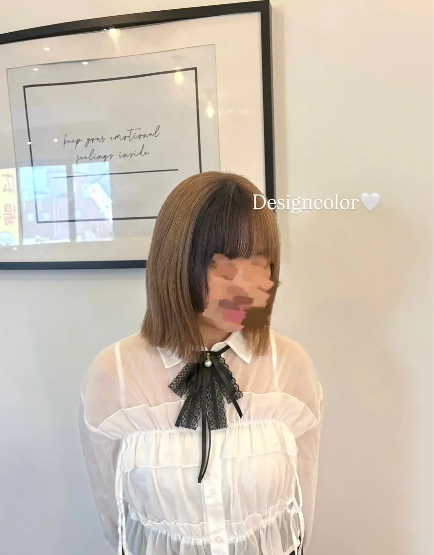ミディアム カラー 似合わせカラー🎀 sawa🎀池袋のヘアスタイル