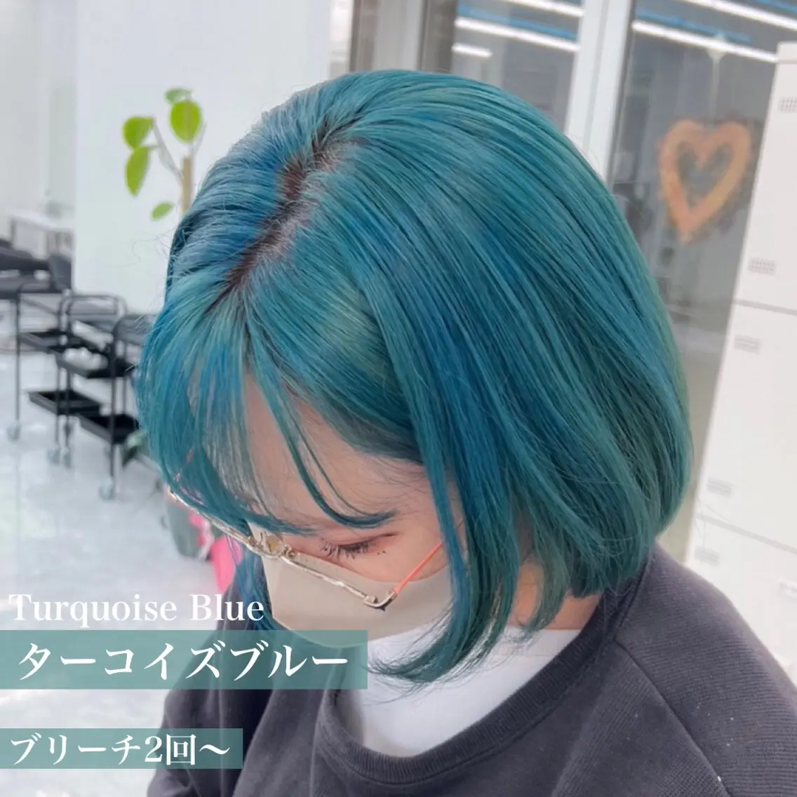 セミロング カラー ヘアアレンジ 🌼原宿JUICE／ official🌼のヘアスタイル