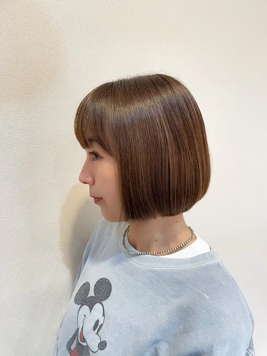 ショート ボブ 石平 暖のヘアスタイル