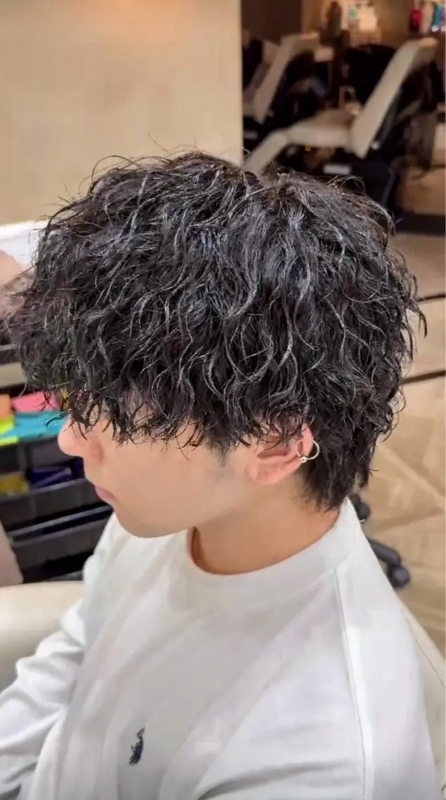 パーマ メンズ パーマ/メンズ カット/ioriのヘアスタイル