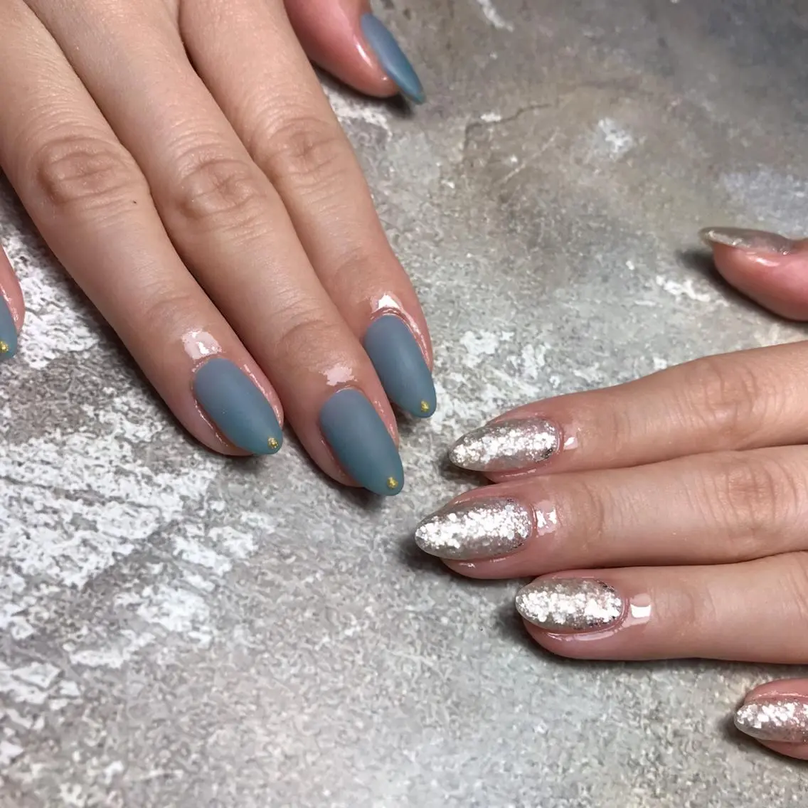 ネイル マットネイル ハンドネイル chai nail _ai📍鶴橋/桃谷のネイルデザイン