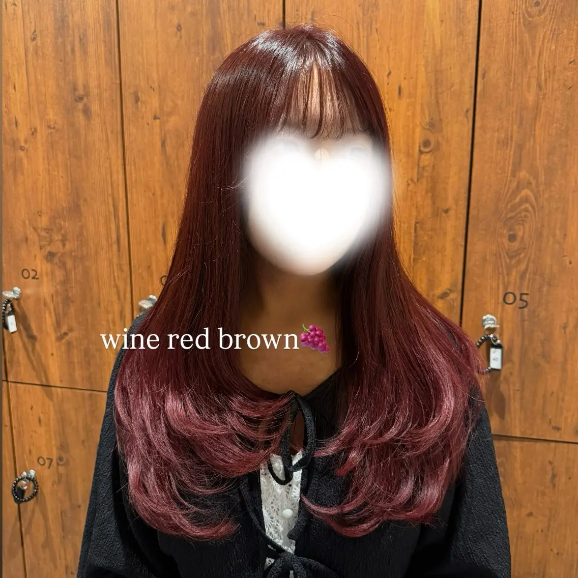 カラー レッドカラー ヘアカラー トリートメント Riria/梅田 /艶カラーのヘアスタイル