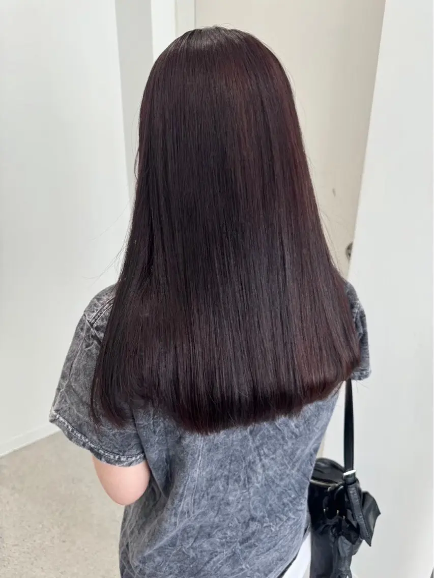 ロング ヘアカラー miku/ラベンダー 透明感カラー🪻❤︎のヘアスタイル