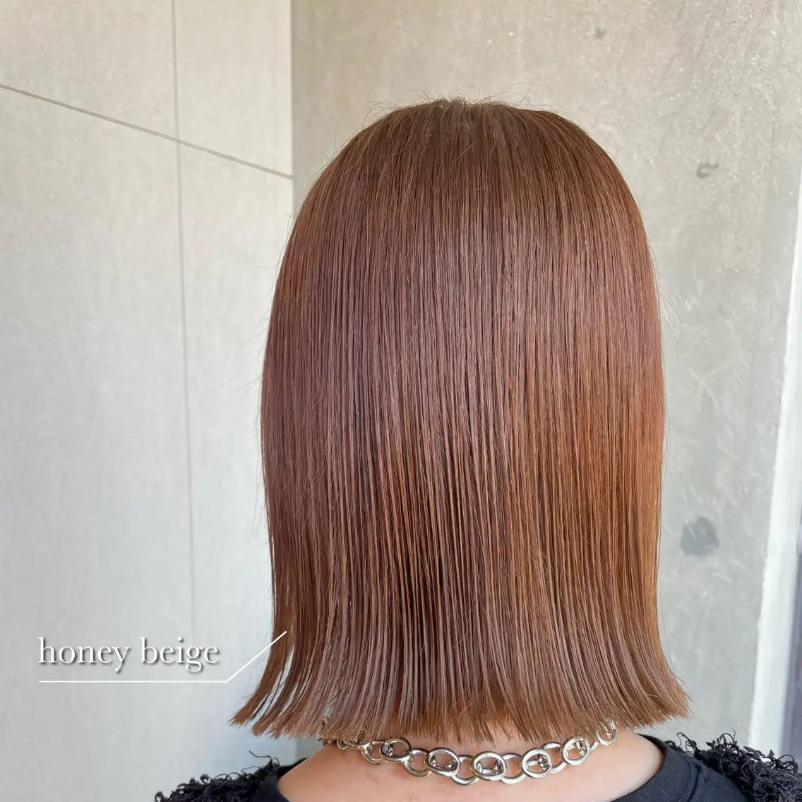 ミディアム カラー カット ヘアカラー トリートメント 美髪矯正/ベージュ カラー🧸綾里のヘアスタイル