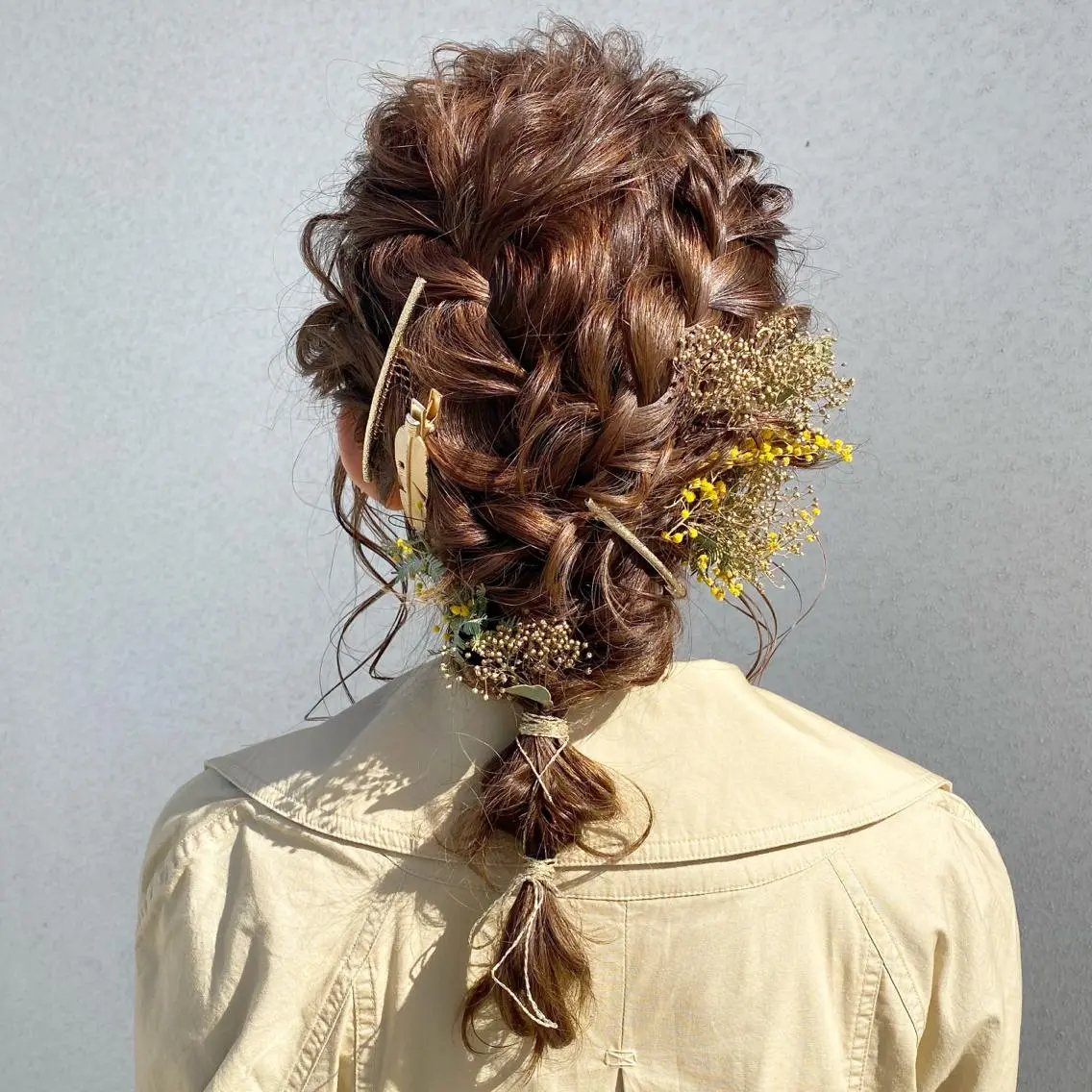 ミディアム カラー パーマ ヘアアレンジ ひなの .のその他イメージ