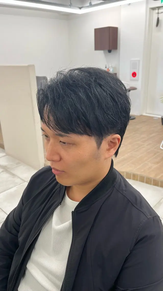 ショート パーマ メンズ 🏆メンズヘア特化 🥇代表りんぺーのヘアスタイル