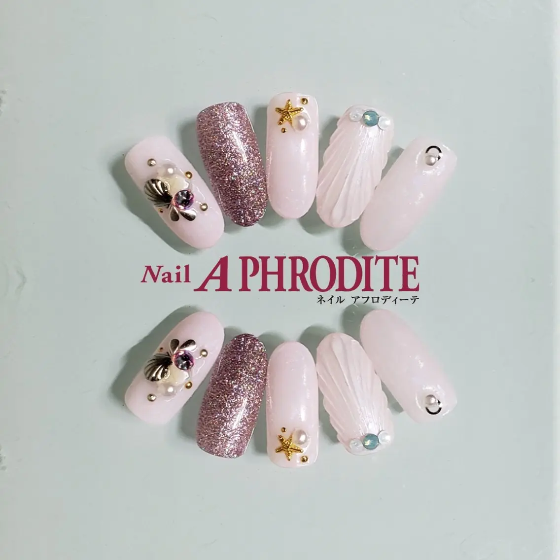 ネイル ジェルネイル ニュアンスネイル スカルプネイル ソフトジェル ネイルチップ ハンドネイル Nail Aphroditeのネイルデザイン
