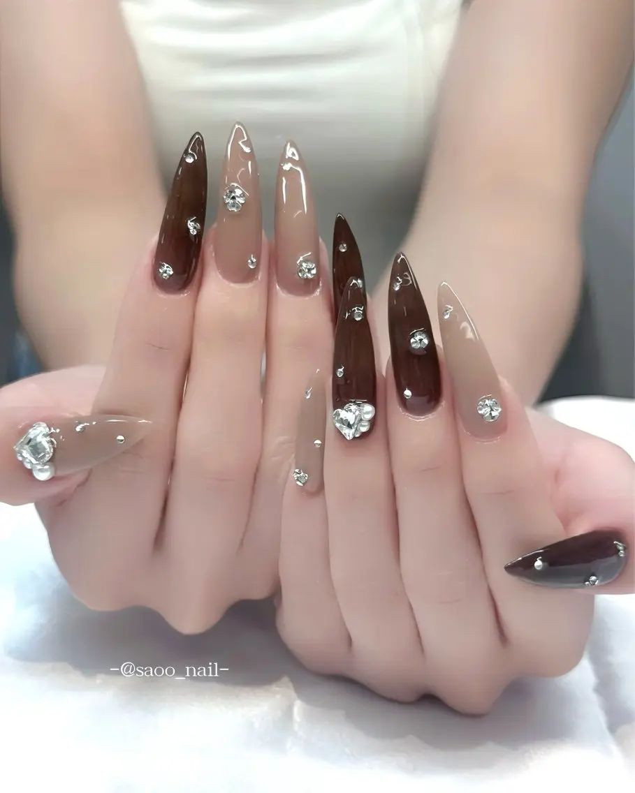 ネイル ハンドネイル 🎀sao🎀銀座 ワンホンネイルのネイルデザイン