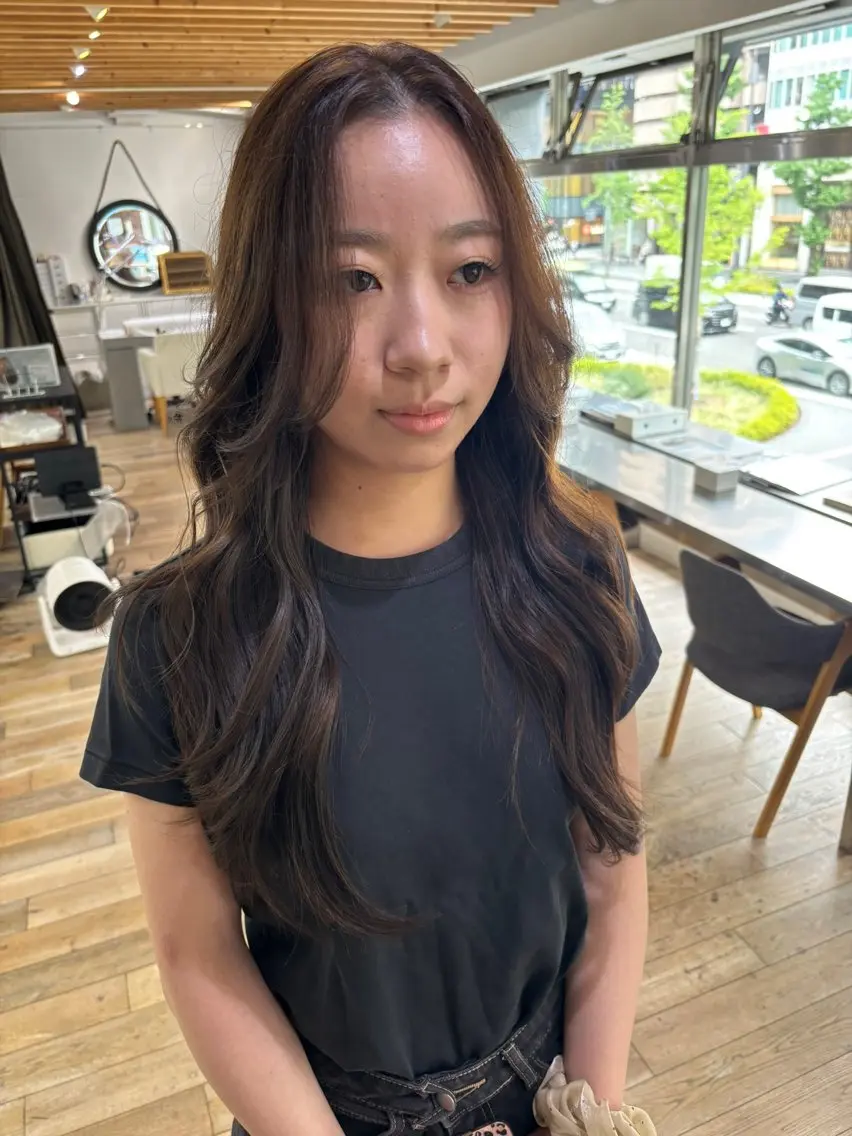ロング カット ヘアカラー トリートメント 🦕K-two/ シノハラナルミ🦕のヘアスタイル