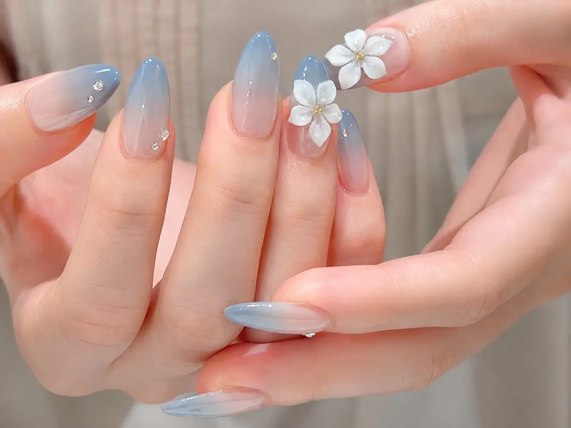 オフなし🎀3Dアート2本付き上品グラデーションの写真