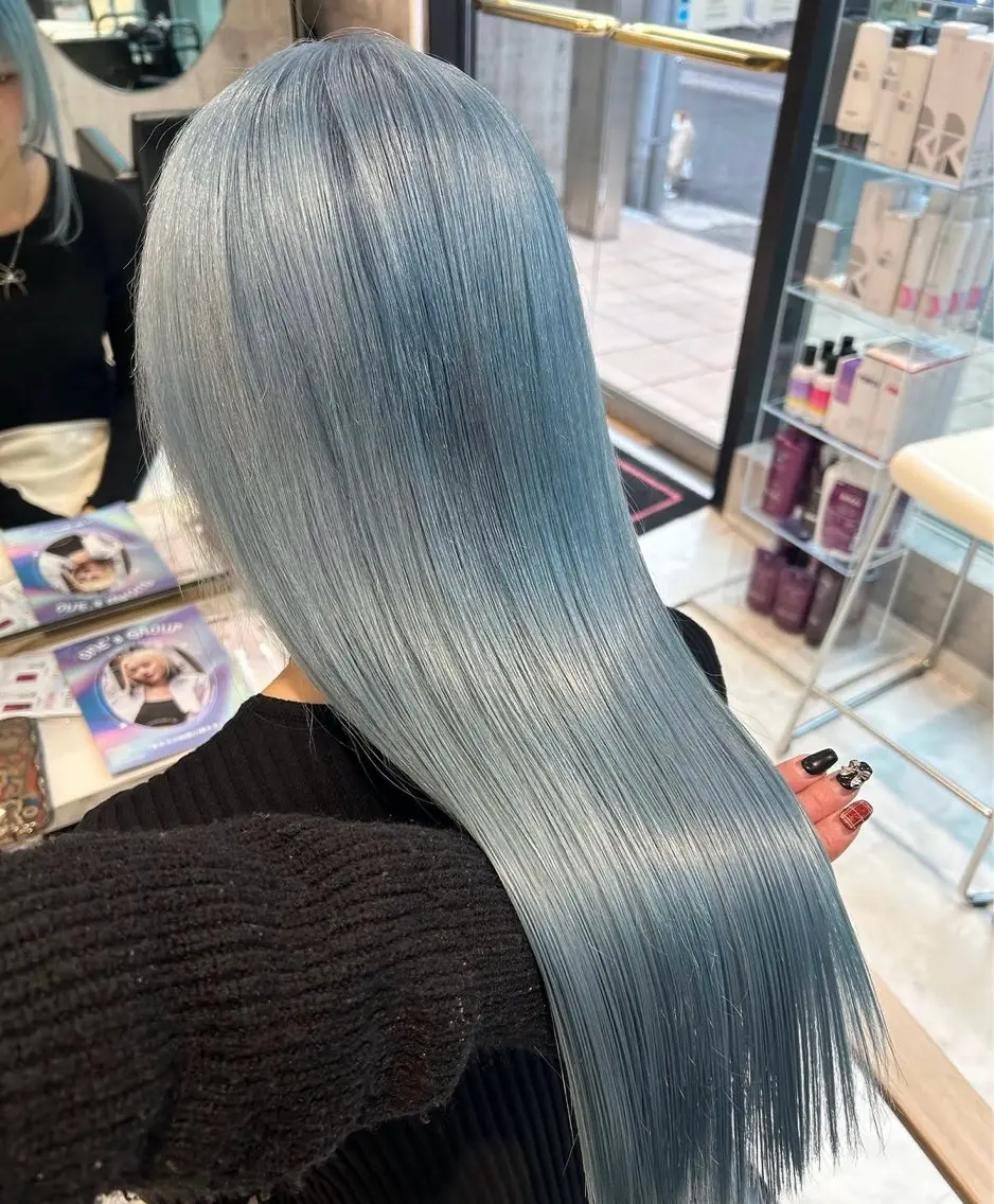 ロング カラー 💋色気ハイトーン 💋HARUKAのヘアスタイル