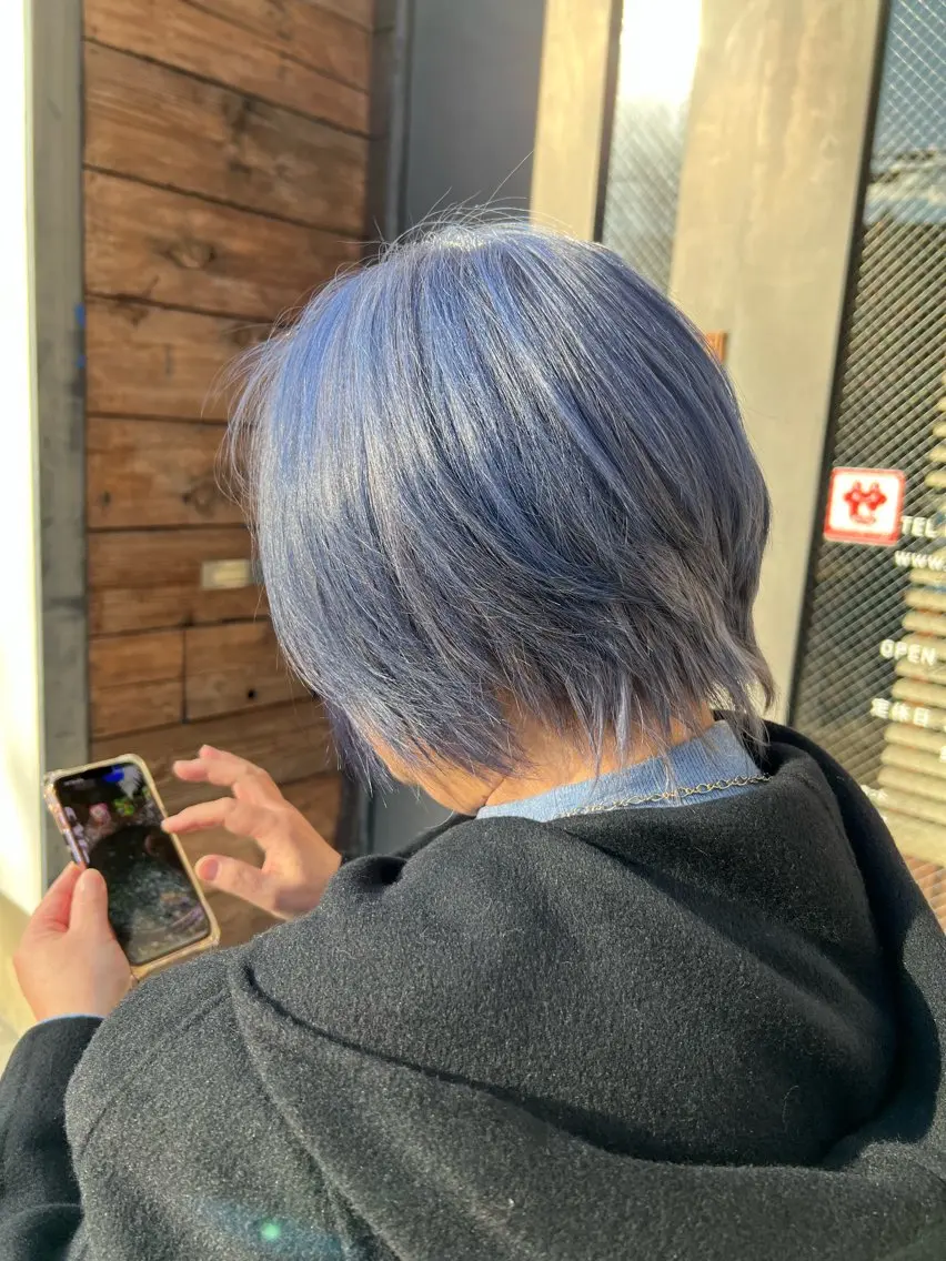 カラー ハイトーンカラー ハラユウタ 千歳船橋駅のヘアスタイル