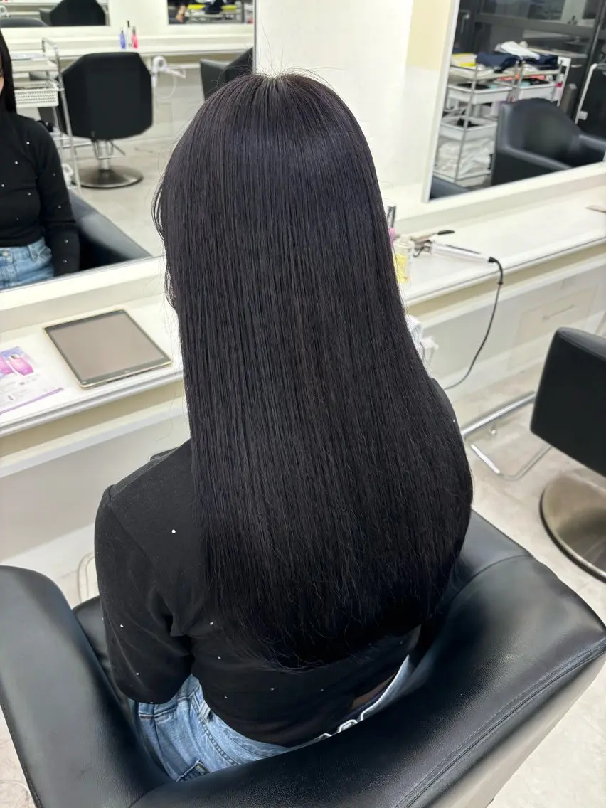 ロング カラー ヘアカラー parvemix平野 真央🎀💞のヘアスタイル