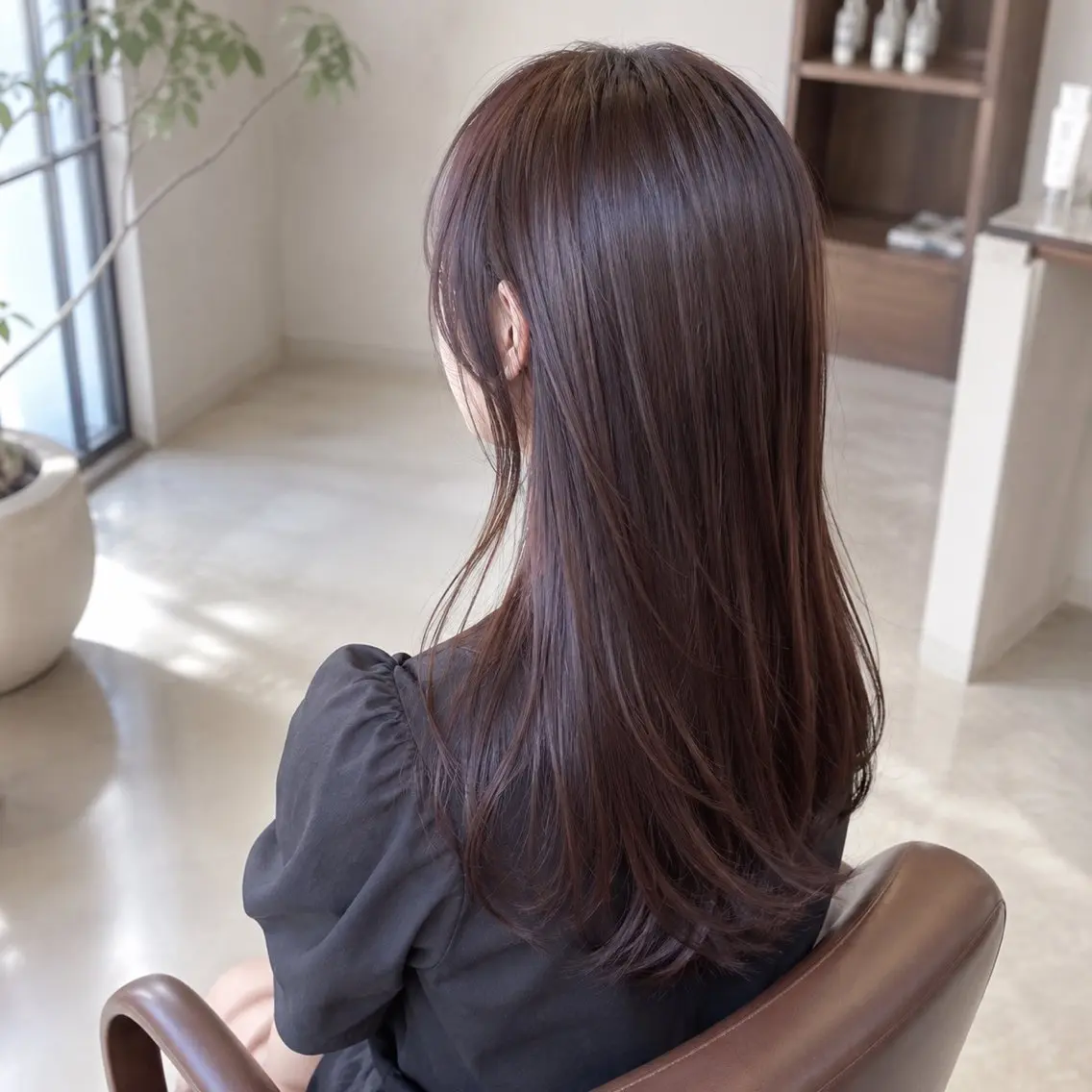 カラー ヘアカラー BEHIND THE CURTAIN りこのヘアスタイル