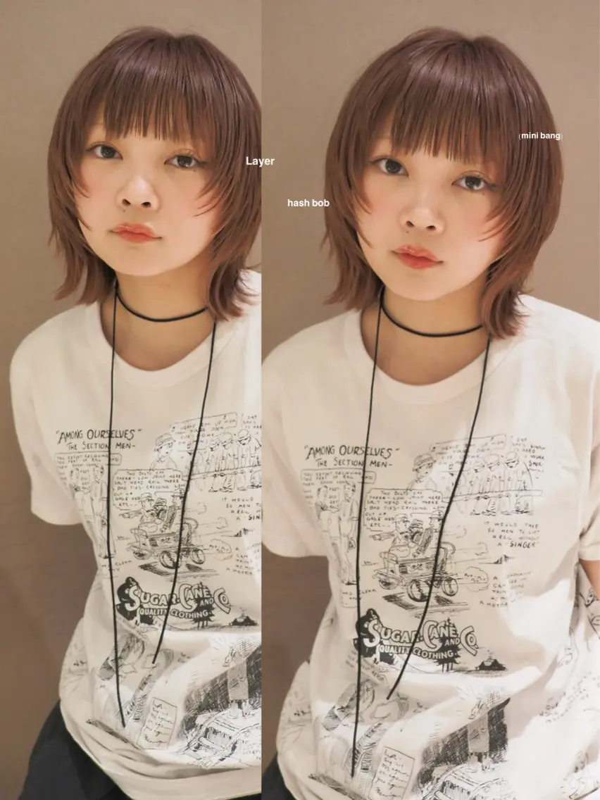 ショート カット ヘアカラー おしゃれボブ/暖色 カラー🧶いろはのヘアスタイル