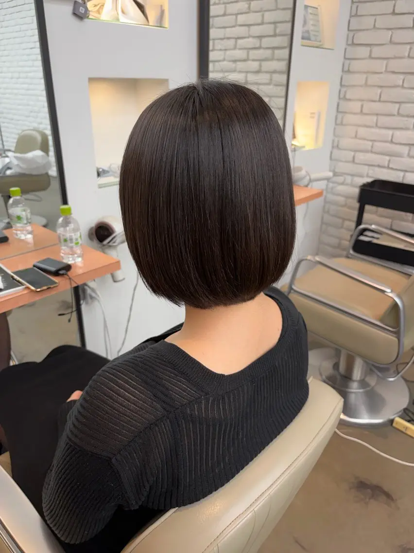 ショート ボブ 🎧ayaka/ボブ /透明感カラー🩵のヘアスタイル