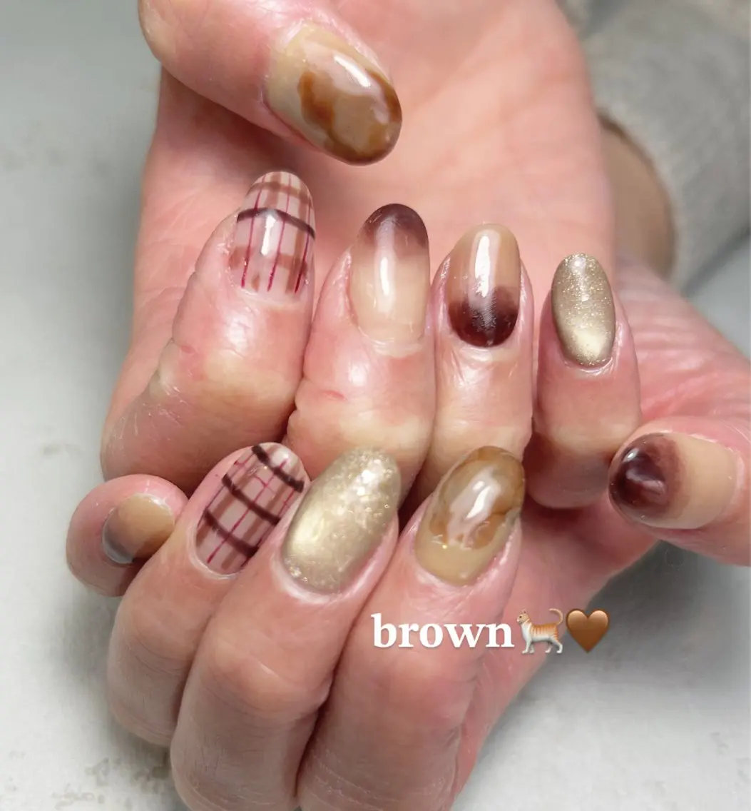 ネイル ニュアンスネイル 東十条muumii ネイルまつ毛のネイルデザイン