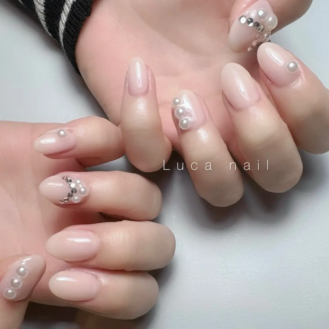 ネイル アートネイル シンプルネイル ハンドネイル Luca nailのネイルデザイン