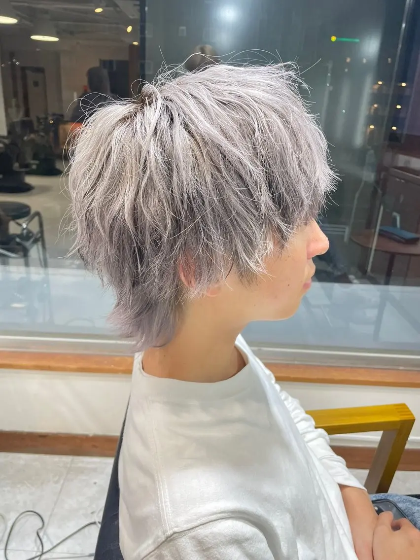 ブリーチ➕カラー(ケアブリーチ)の写真
