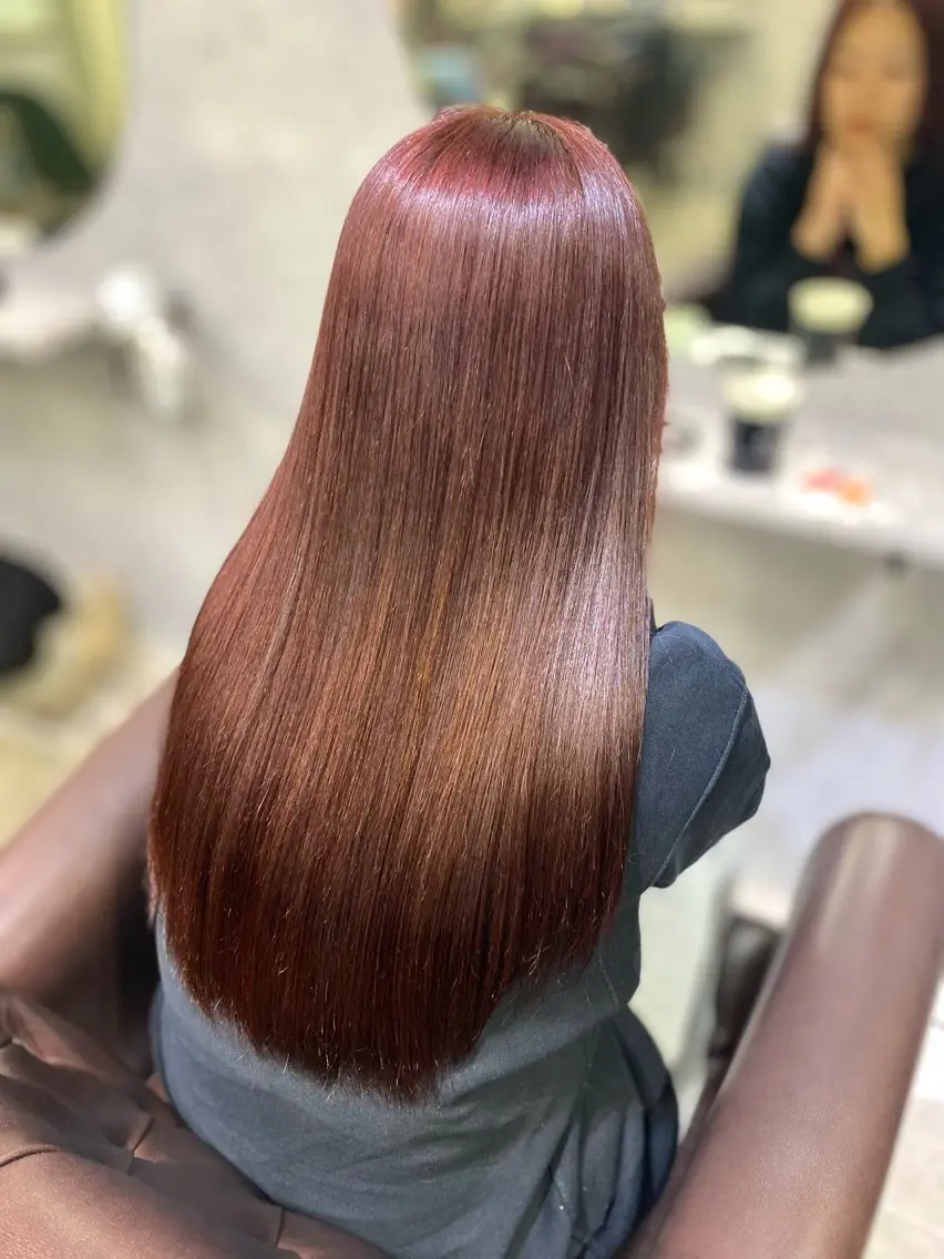 ロング カラー レイヤーカット ショート/宮本洋介のヘアスタイル