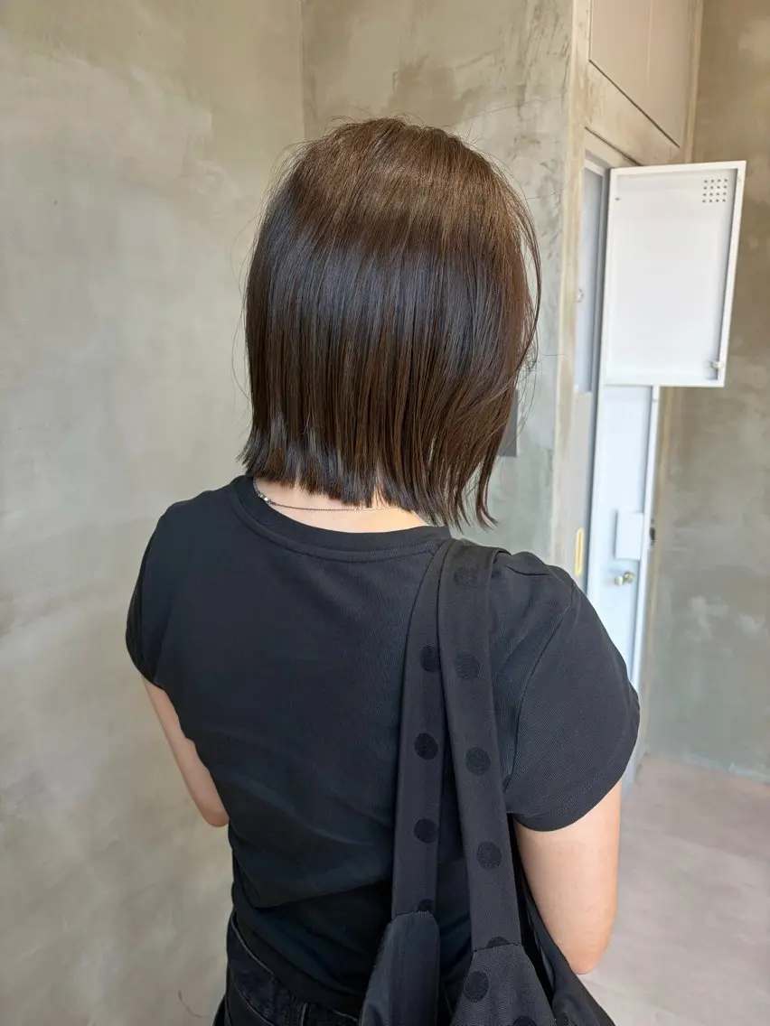 ミディアム カット ヘアカラー 華 /ショート/ボブのヘアスタイル