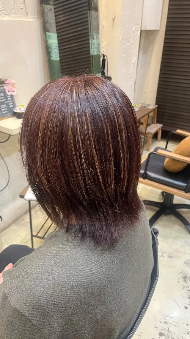 ショート ヘアカラー 玉造✲谷六 田村穂香のヘアスタイル