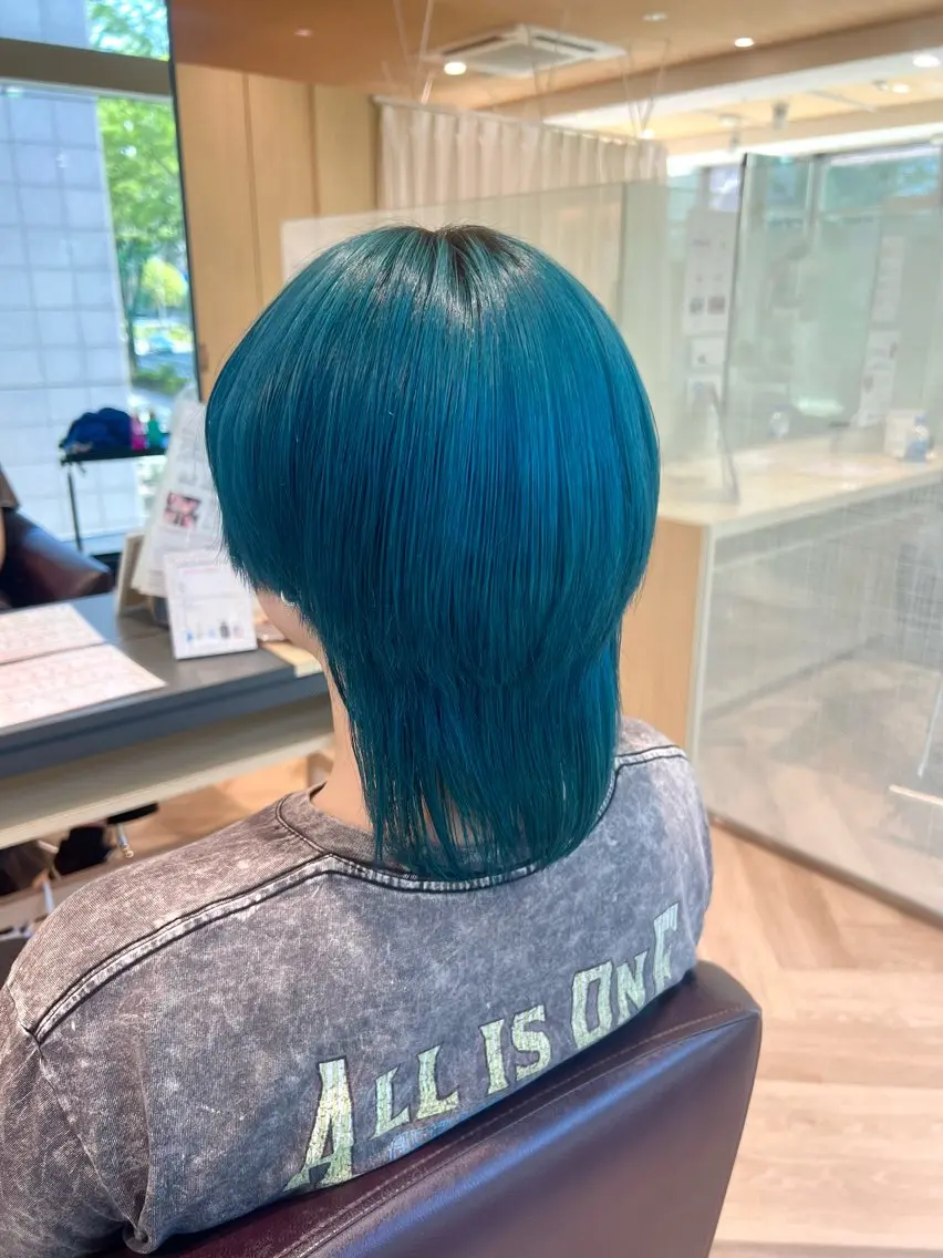 カラー ブルーカラー Rico 🎀のヘアスタイル