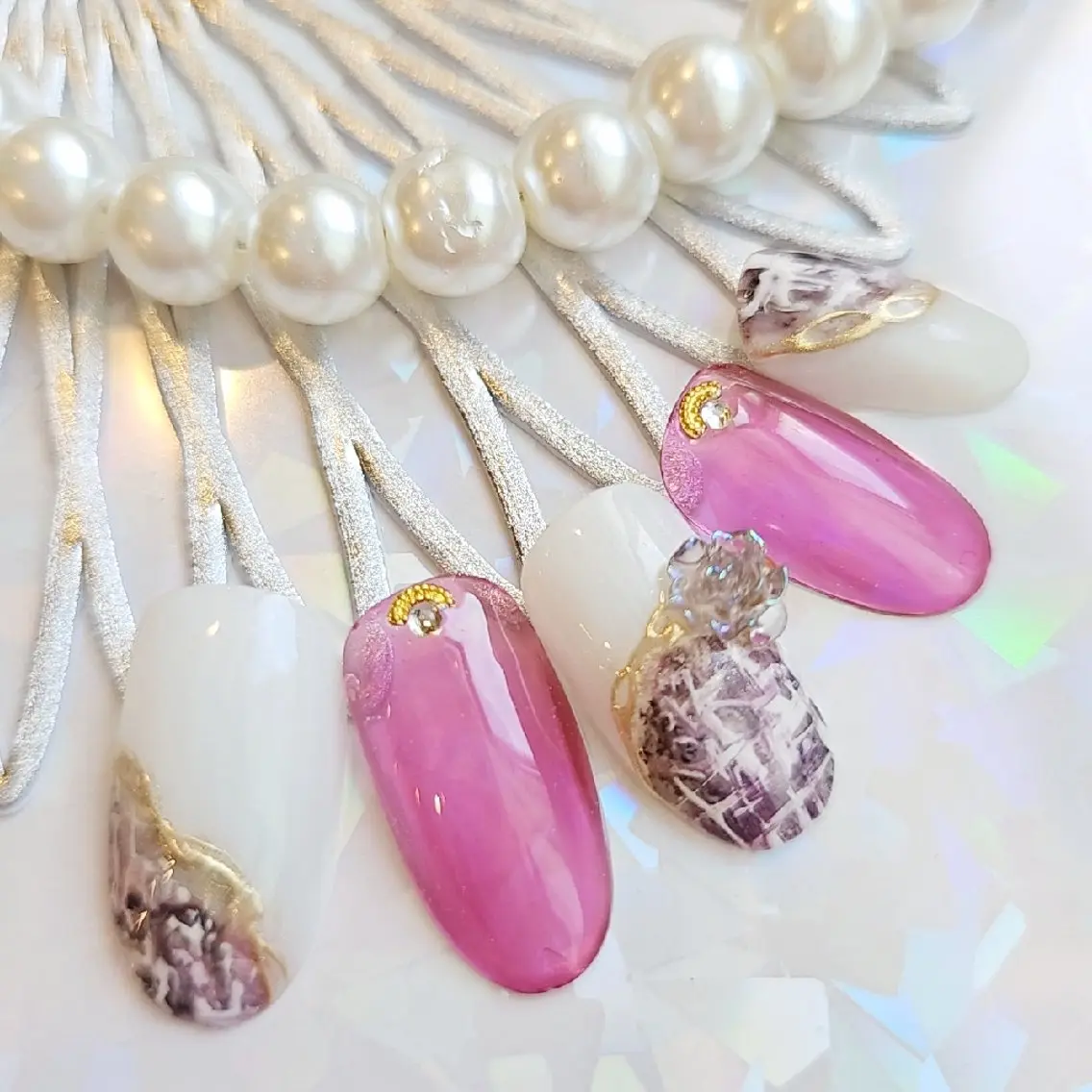 ネイル 手描きアート&推し活 🌟Wisteriaのネイルデザイン