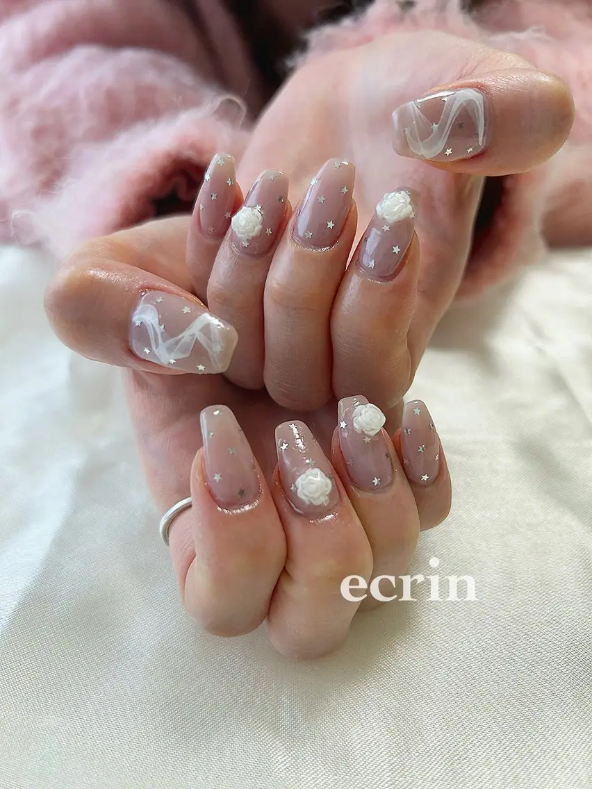 ネイル ネイルチップ ecrin (エクラン)のネイルデザイン