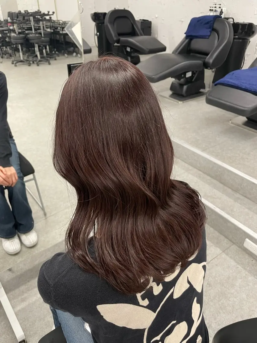ミディアム ヘアアレンジ 🫧ハイトーン/ 髪質改善/ヒナタ🫧のヘアスタイル