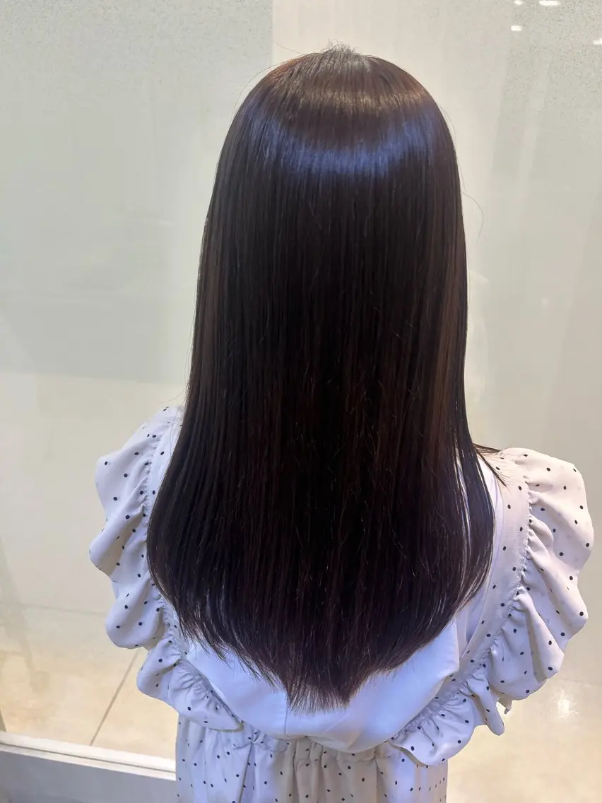 ロング カラー カット ヘアカラー トリートメント 縮毛矯正/髪質改善/ 艶髪ササキナツミのヘアスタイル